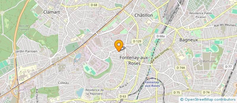 localisation de l'entreprise MONSIEUR EMMANUEL DIRAND à FONTENAY-AUX-ROSES