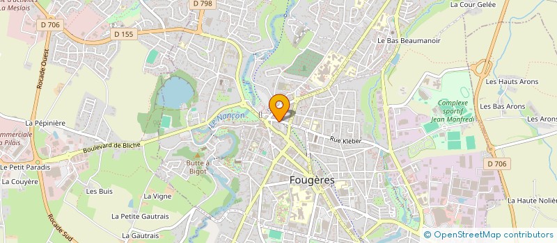 localisation de l'entreprise MONSIEUR EMMANUEL DJOB  FOUGERES