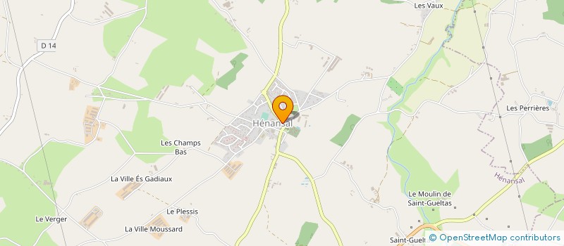 localisation de l'entreprise MONSIEUR EMMANUEL DOLLET  HENANSAL