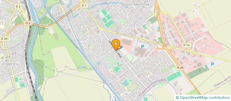 localisation de l'entreprise MONSIEUR EMMANUEL DORESCA  CHALONS-EN-CHAMPAGNE