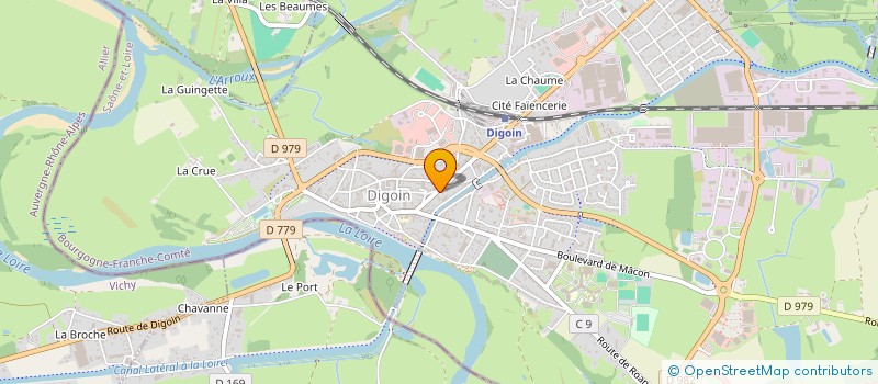 localisation de l'entreprise MONSIEUR EMMANUEL DOREY  DIGOIN