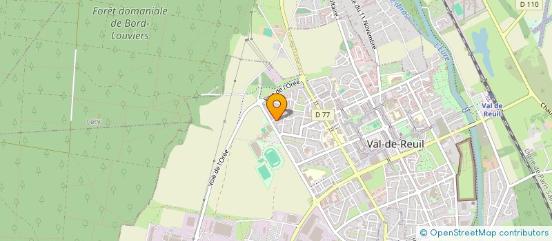 localisation de l'entreprise MONSIEUR EMMANUEL DOS SANTOS  VAL-DE-REUIL