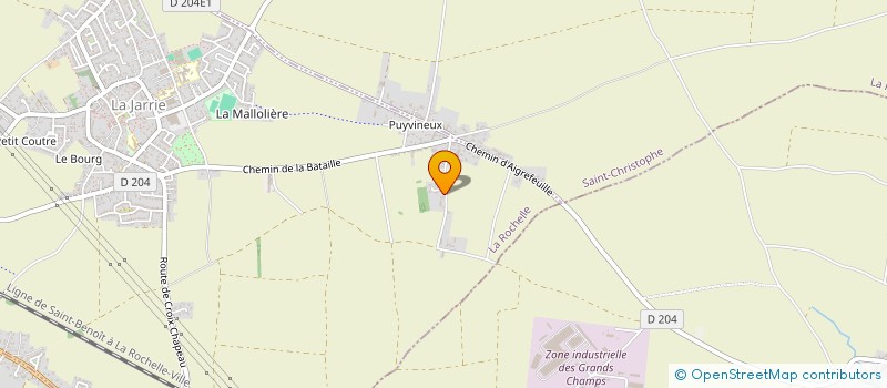 localisation de l'entreprise MONSIEUR EMMANUEL DOULIN  LA JARRIE