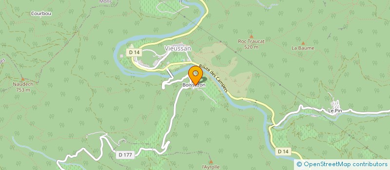 localisation de l'entreprise MONSIEUR EMMANUEL DOUTON  VIEUSSAN