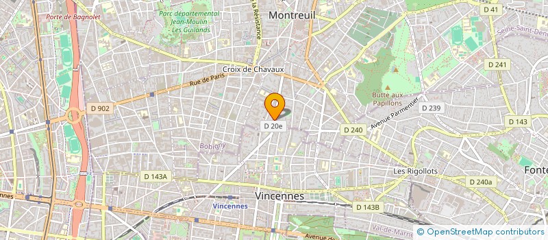 localisation de l'entreprise MONSIEUR EMMANUEL DREUX à MONTREUIL
