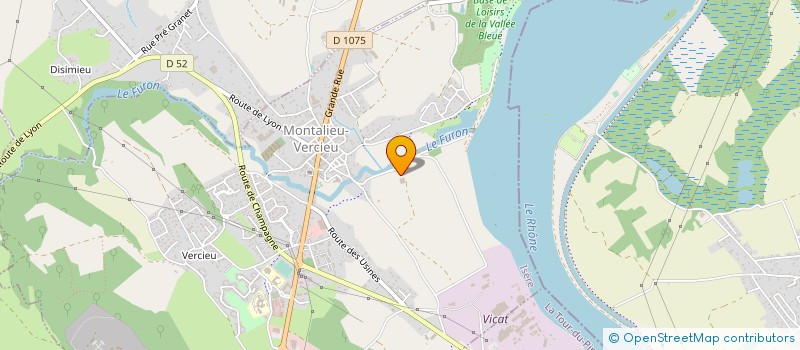 localisation de l'entreprise MONSIEUR EMMANUEL DREVET  MONTALIEU-VERCIEU