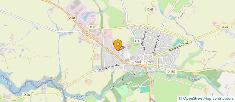 localisation de l'entreprise MONSIEUR EMMANUEL DROUET  MAULEVRIER