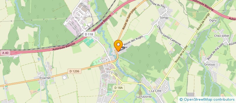 localisation de l'entreprise MONSIEUR EMMANUEL DROZ  VIRY