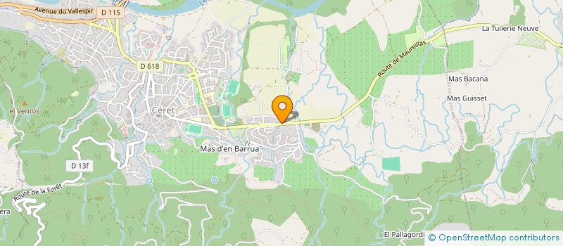 localisation de l'entreprise MONSIEUR EMMANUEL DU BREUIL HELION DE LA GUERONNIERE  CERET