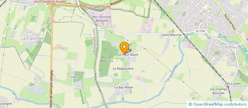 localisation de l'entreprise MONSIEUR EMMANUEL DU REAU  AIFFRES