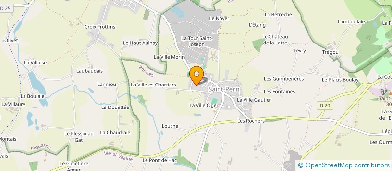 localisation de l'entreprise MONSIEUR EMMANUEL DUBOIS  SAINT-PERN