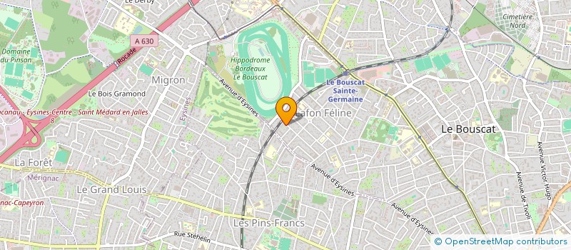 localisation de l'entreprise MONSIEUR EMMANUEL DUBOIS à LE BOUSCAT