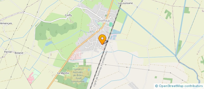 localisation de l'entreprise MONSIEUR EMMANUEL DUBOURG  DREFFEAC