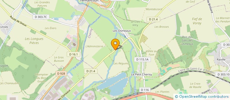 localisation de l'entreprise MONSIEUR EMMANUEL DUBREUIL à CHERISY