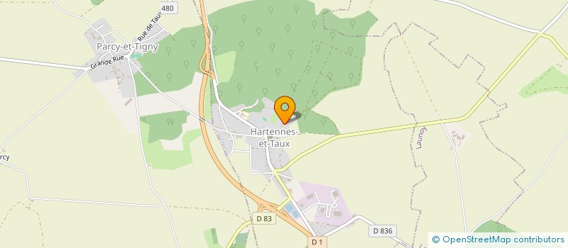 localisation de l'entreprise MONSIEUR EMMANUEL DUCARROZ  HARTENNES-ET-TAUX