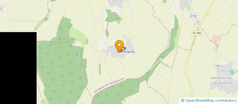 localisation de l'entreprise MONSIEUR EMMANUEL DUCLOS  VERDEREL-LES-SAUQUEUSE