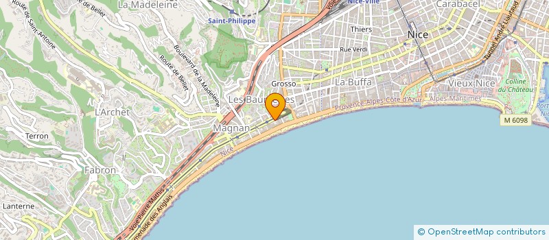 localisation de l'entreprise MONSIEUR EMMANUEL DUCLOS  NICE