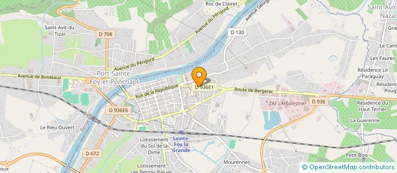 localisation de l'entreprise MONSIEUR EMMANUEL DUCROCQ  PINEUILH