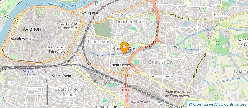 localisation de l'entreprise MONSIEUR EMMANUEL DUCROCQ  AVIGNON