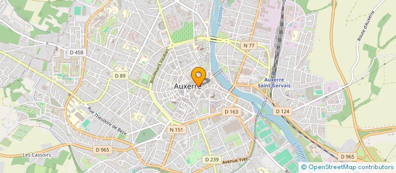 localisation de l'entreprise MONSIEUR EMMANUEL DUDON à AUXERRE