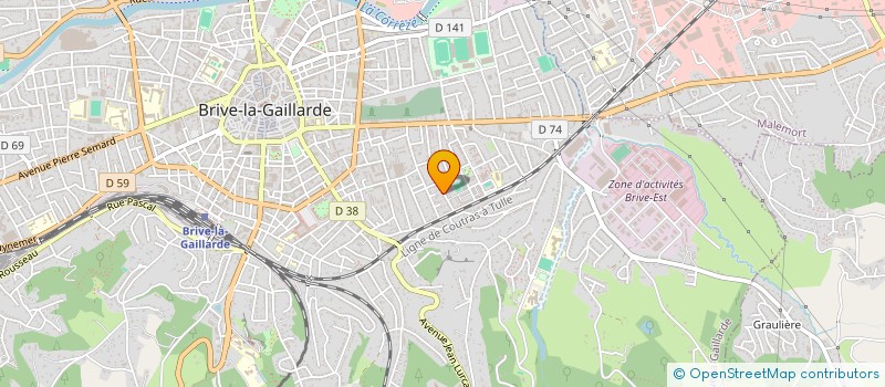 localisation de l'entreprise MONSIEUR EMMANUEL DUFRAISSE  BRIVE-LA-GAILLARDE