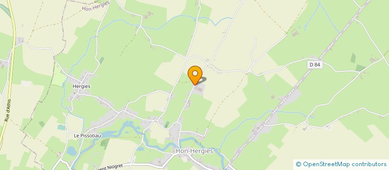 localisation de l'entreprise MONSIEUR EMMANUEL DUFRANNE  HON-HERGIES