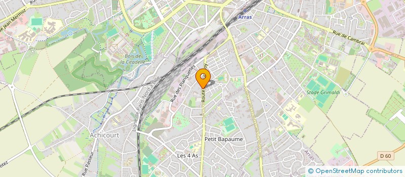 localisation de l'entreprise MONSIEUR EMMANUEL DUFRESNE  ACHICOURT