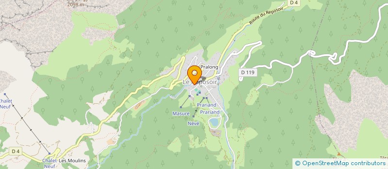 localisation de l'entreprise MONSIEUR EMMANUEL DUJARRIER  LE REPOSOIR