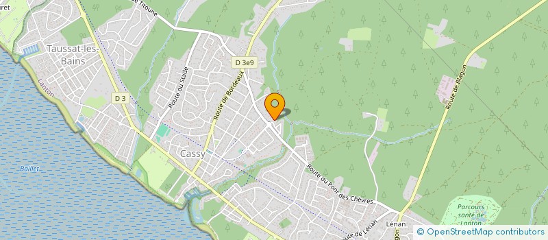 localisation de l'entreprise MONSIEUR EMMANUEL DULUC  LANTON