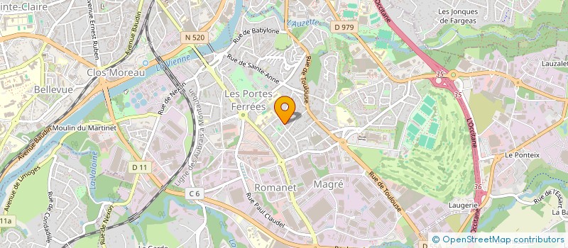 localisation de l'entreprise MONSIEUR EMMANUEL DUMANGE à LIMOGES