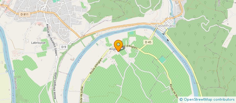 localisation de l'entreprise MONSIEUR EMMANUEL DUMAS  ANGLARS-JUILLAC