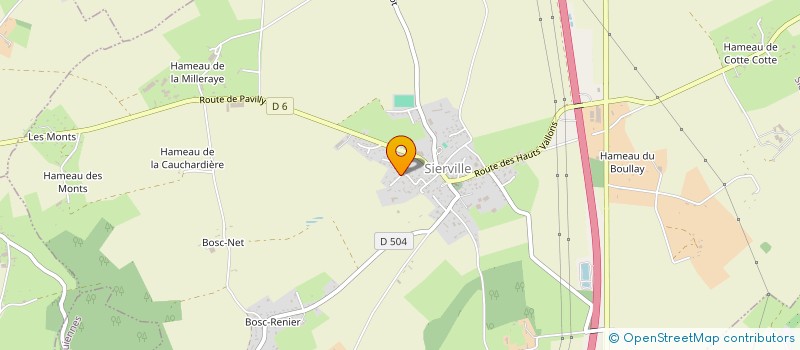 localisation de l'entreprise MONSIEUR EMMANUEL DUMONTIER  SIERVILLE