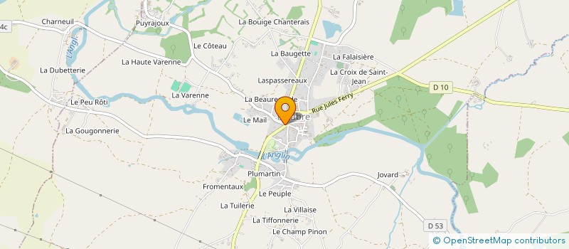 localisation de l'entreprise MONSIEUR EMMANUEL DUPLANT à BELABRE