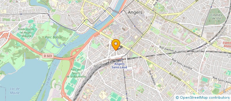 localisation de l'entreprise MONSIEUR EMMANUEL DUPONT  ANGERS