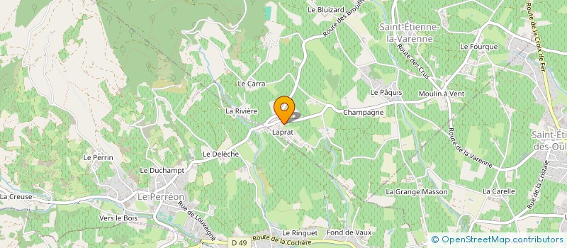 localisation de l'entreprise MONSIEUR EMMANUEL DURAND à SAINT-ETIENNE-LA-VARENNE