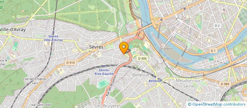 localisation de l'entreprise MONSIEUR EMMANUEL DURGET  SEVRES