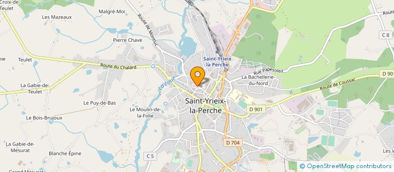 localisation de l'entreprise MONSIEUR EMMANUEL DUTHEILLET DE LAMOTHE à SAINT-YRIEIX-LA-PERCHE