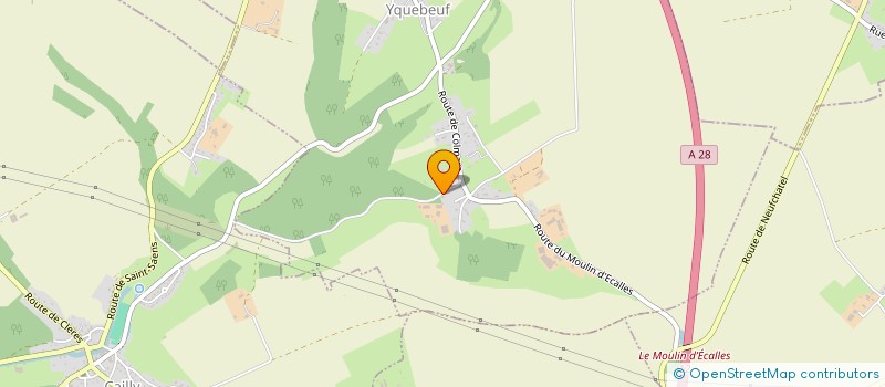 localisation de l'entreprise MONSIEUR EMMANUEL DUVAL  YQUEBEUF