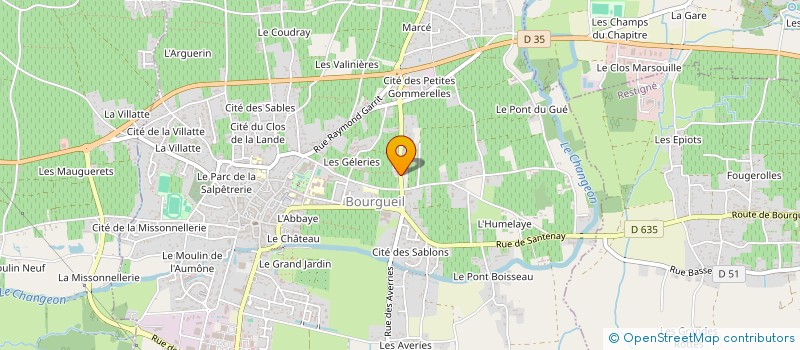 localisation de l'entreprise MONSIEUR EMMANUEL DUVEAU à BOURGUEIL