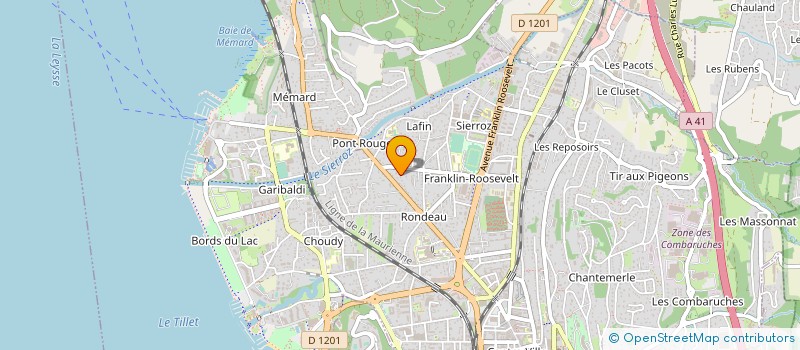 localisation de l'entreprise MONSIEUR EMMANUEL DYEN  AIX-LES-BAINS