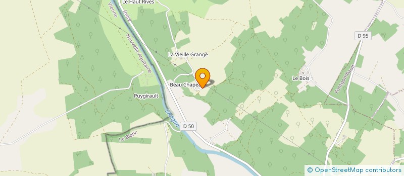 localisation de l'entreprise MONSIEUR EMMANUEL ECHEVARD à MERIGNY