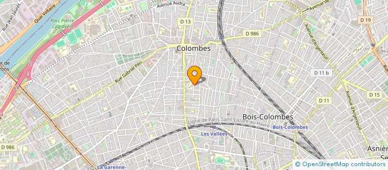 localisation de l'entreprise MONSIEUR EMMANUEL EDERY  COLOMBES