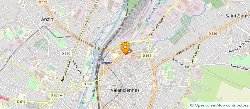 localisation de l'entreprise MONSIEUR EMMANUEL EMILE CENSIER à VALENCIENNES