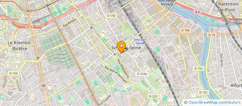 localisation de l'entreprise MONSIEUR EMMANUEL EMOKOR  IVRY-SUR-SEINE