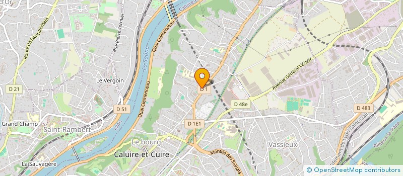 localisation de l'entreprise MONSIEUR EMMANUEL EMPIS DE VENDIN  CALUIRE-ET-CUIRE