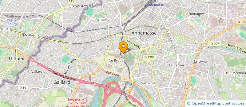 localisation de l'entreprise MONSIEUR EMMANUEL ESCALLE  ANNEMASSE