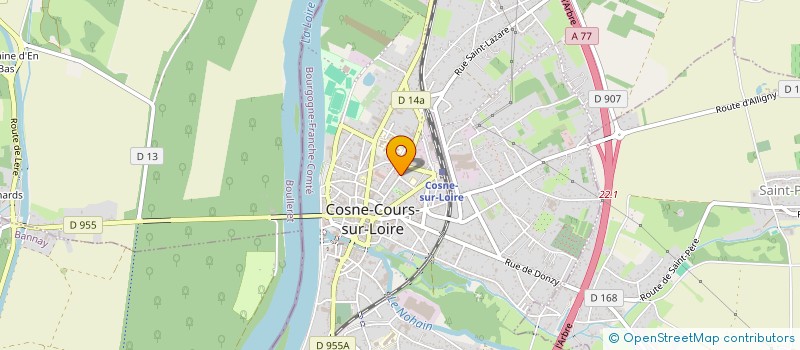 localisation de l'entreprise MONSIEUR EMMANUEL EYMARD à COSNE-COURS-SUR-LOIRE