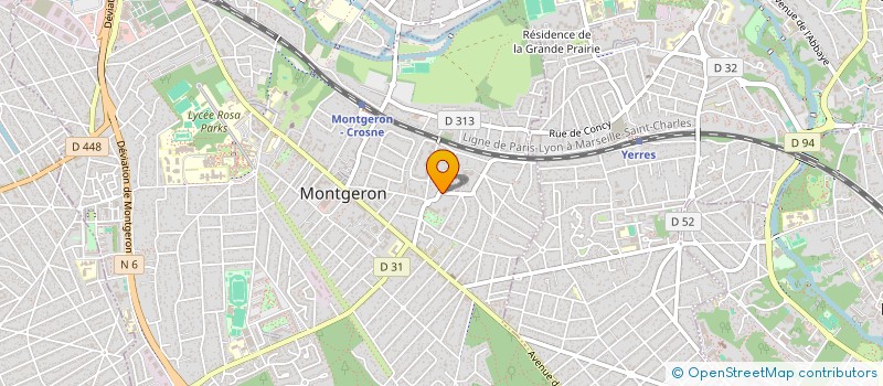 localisation de l'entreprise MONSIEUR EMMANUEL EYRIGNOUX à MONTGERON