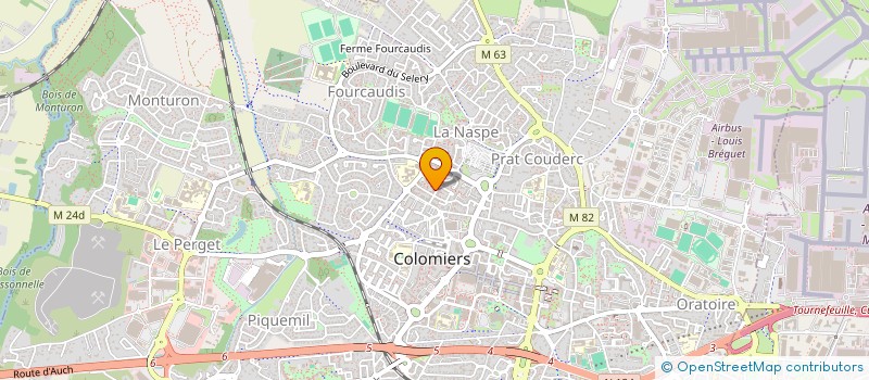 localisation de l'entreprise MONSIEUR EMMANUEL FABRE à COLOMIERS