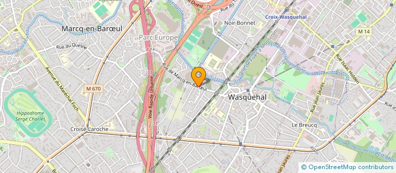 localisation de l'entreprise MONSIEUR EMMANUEL FALLET  WASQUEHAL